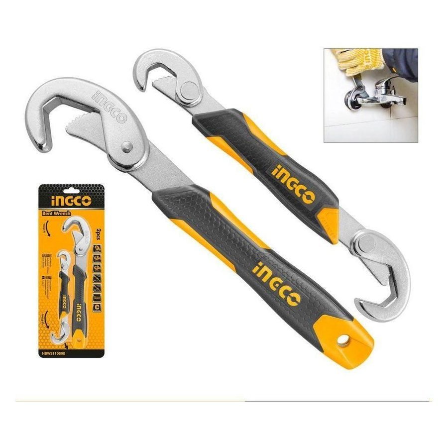 Ingco Ingco HBWS110808 Bent Wrench, General Hardware Wrenches — Southend Philippines