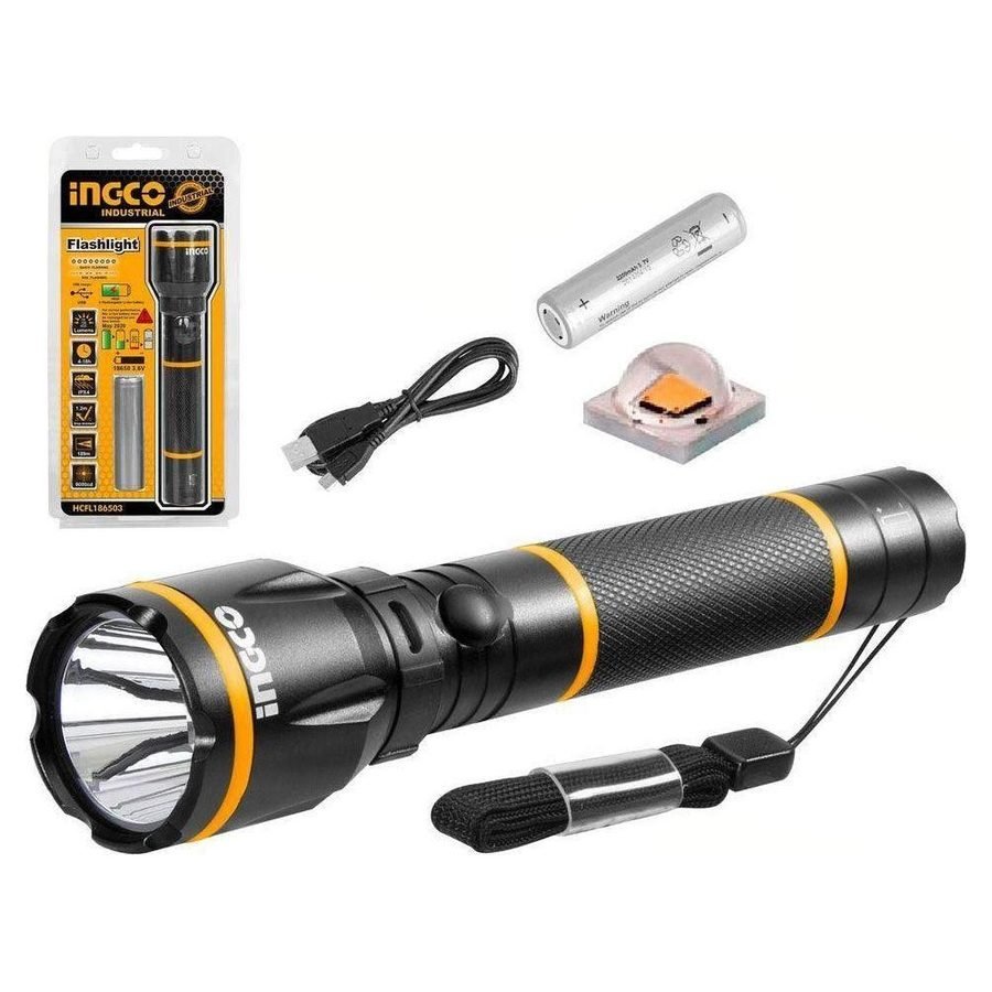 Ingco HCFL186503 Flashlight 400 Lumens