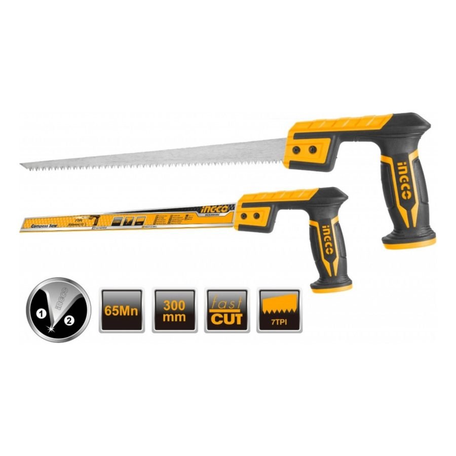 Ingco Ingco HCS30028C Compass Saw 12", General Hardware Saws & Blades — Southend Philippines