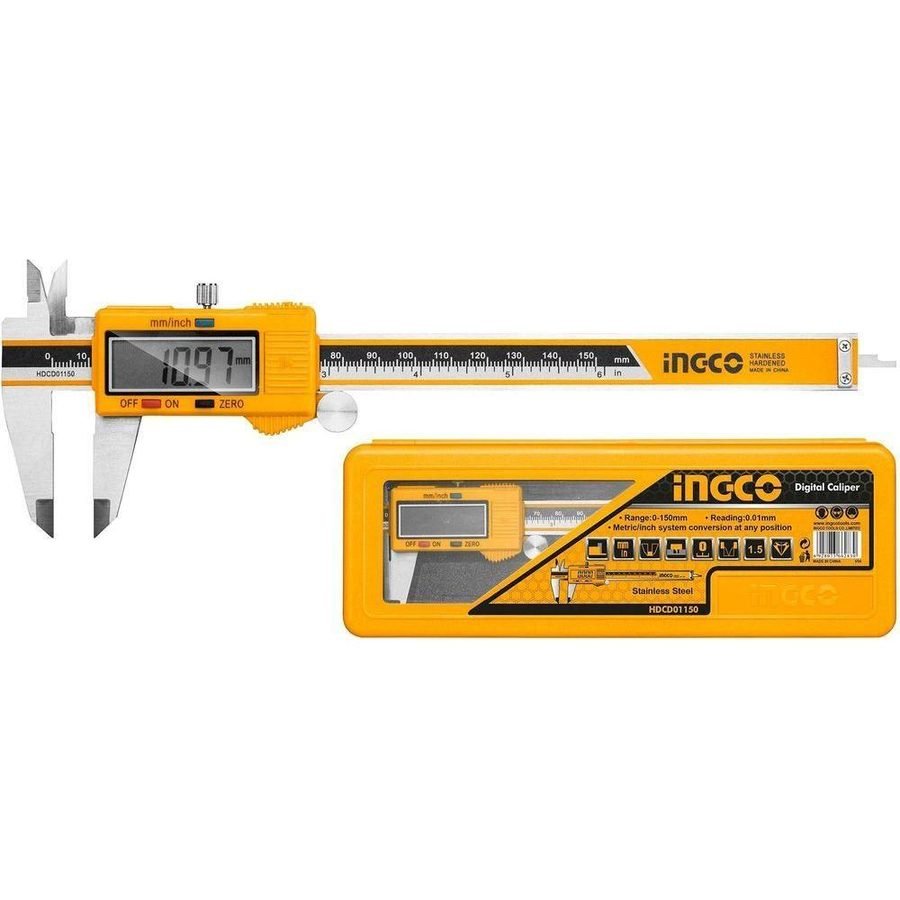 Ingco Ingco HDCD01150 Digital Caliper 150mm, General Hardware Measuring & Layout — Southend Philippines