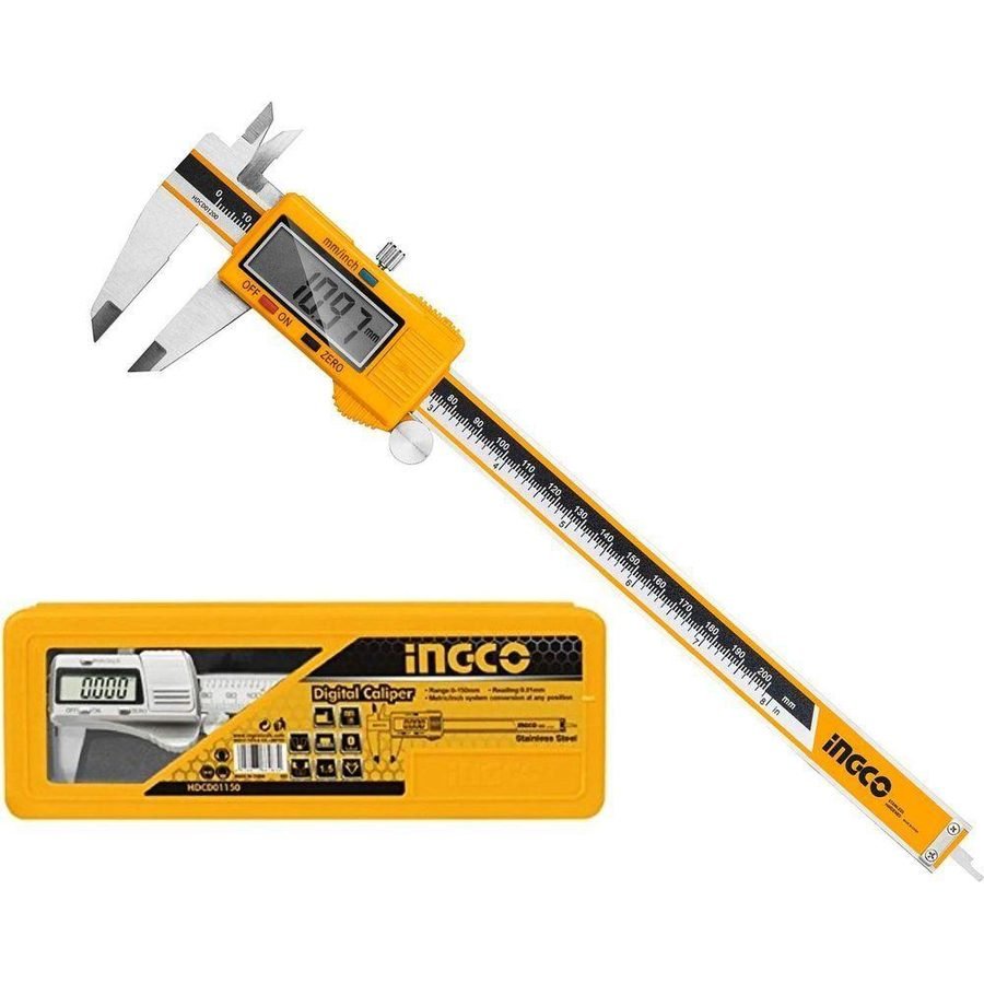 Ingco Ingco HDCD01200 Digital Caliper 200mm, General Hardware Measuring & Layout — Southend Philippines