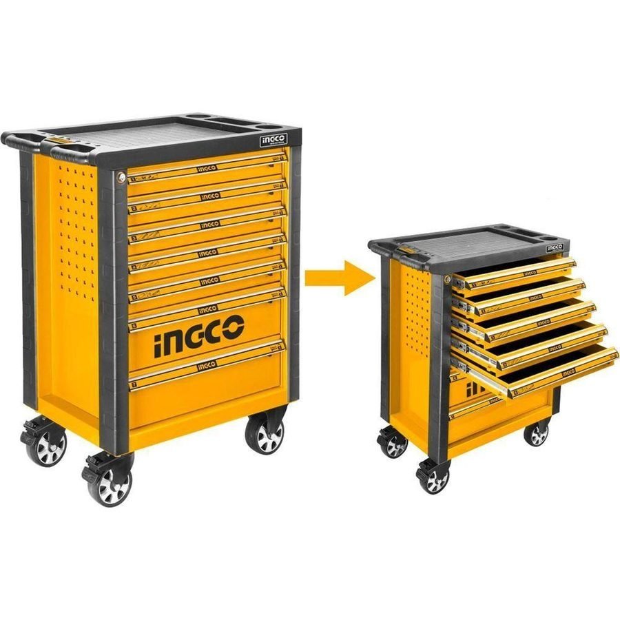 Ingco HDTC01072 Roller Tool Cabinet With 7pcs Drawers