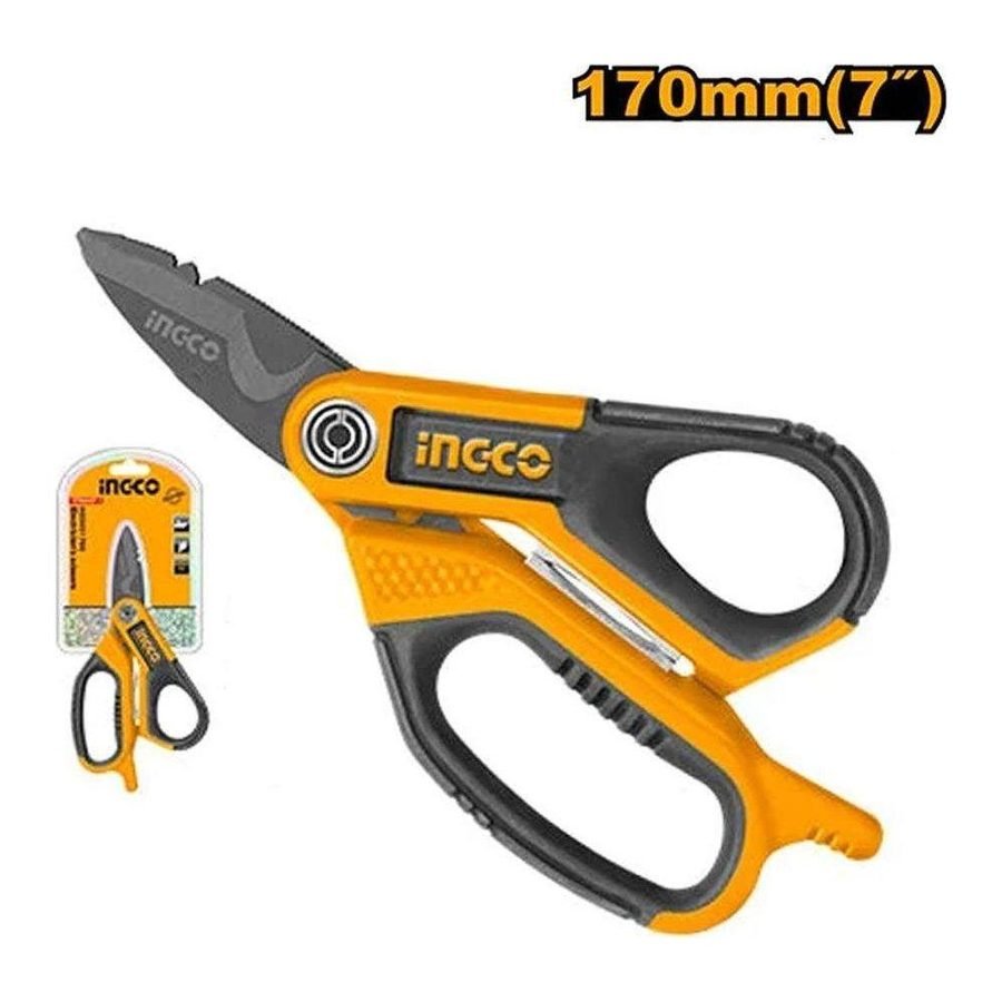 Ingco HES051708 Electrician'S Scissors 7"