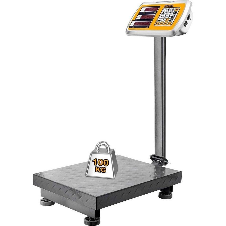 Ingco Ingco HESA31003 Electronic Weighing Scale 100kg, General Hardware Measuring & Layout — Southend Philippines