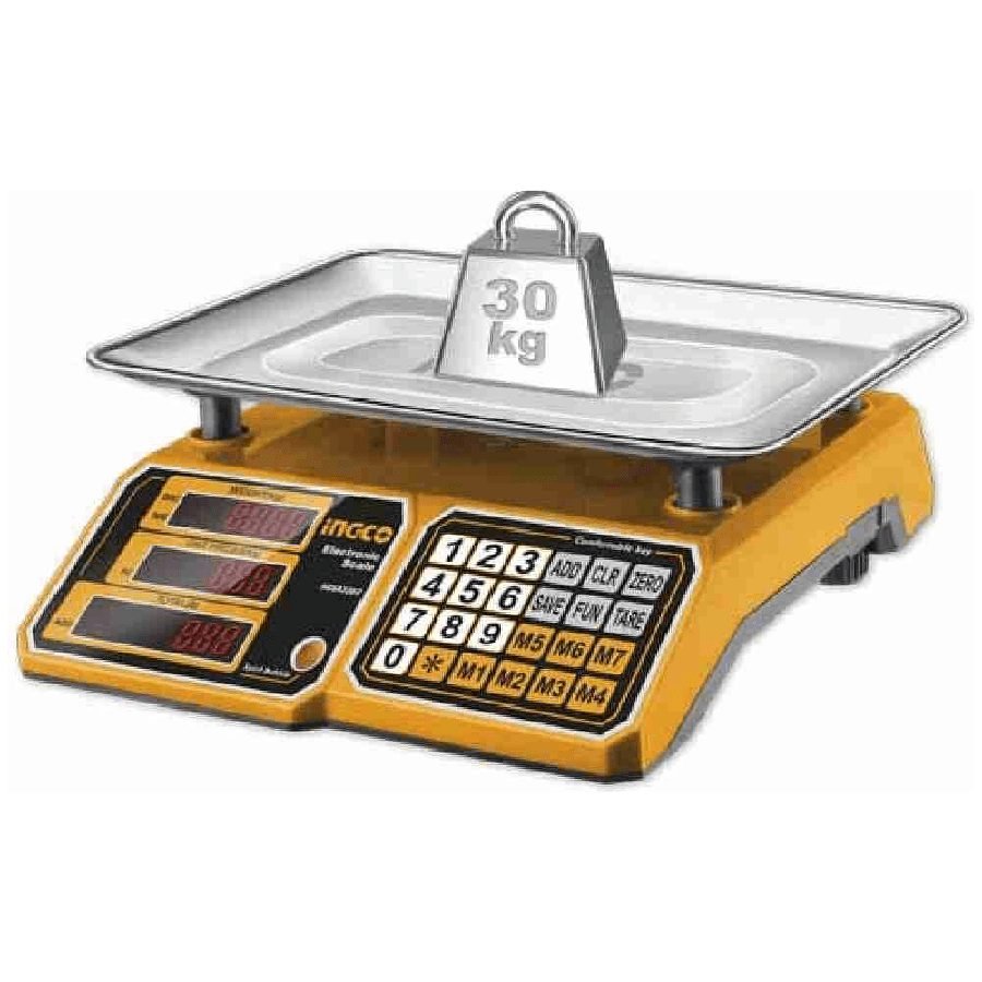 Ingco Ingco HESA3303 Electronic Digital Weighing Scale 30kg, General Hardware — Southend Philippines