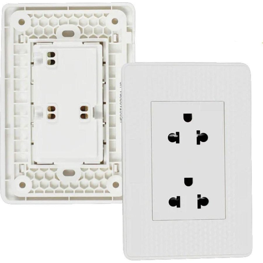 Ingco Ingco HESST183201 2 Gang Universal Electric Socket 16A 250V IHTSS, General Hardware Sockets & Ratchets — Southend Phili