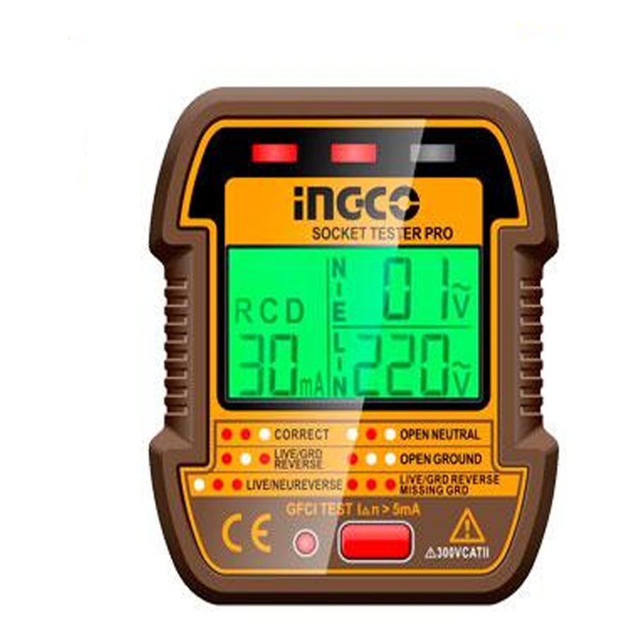 Ingco Ingco HESST30012 Socket Tester BS Plug, General Hardware Sockets & Ratchets — Southend Philippines