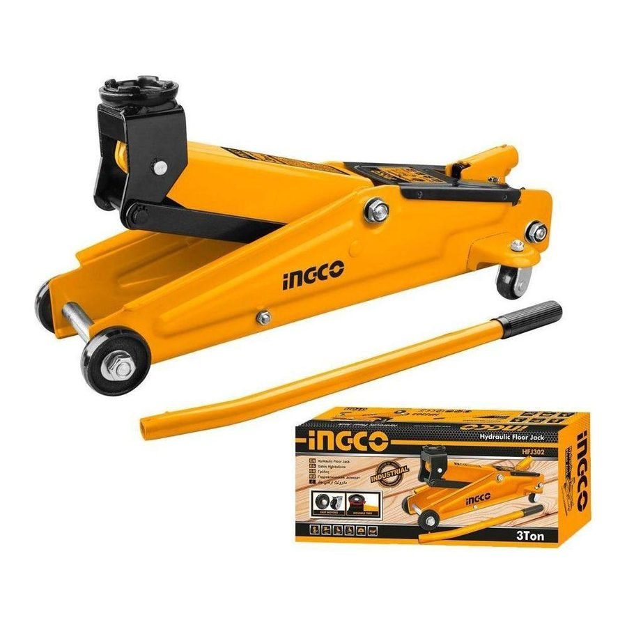 Ingco Ingco HFJ302 Hydraulic Floor Jack / Crocodile Jack 3 Ton 16kg, General Hardware Lifting, Jacks & Rigging — Southend Phi