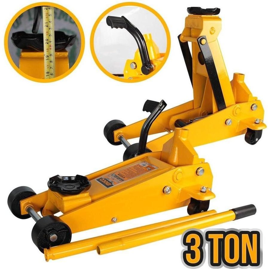 Ingco Ingco HFJ303 Hydraulic Floor Jack / Crocodile Jack 3 Ton 37kg, General Hardware Hydraulic Tools — Southend Philippines