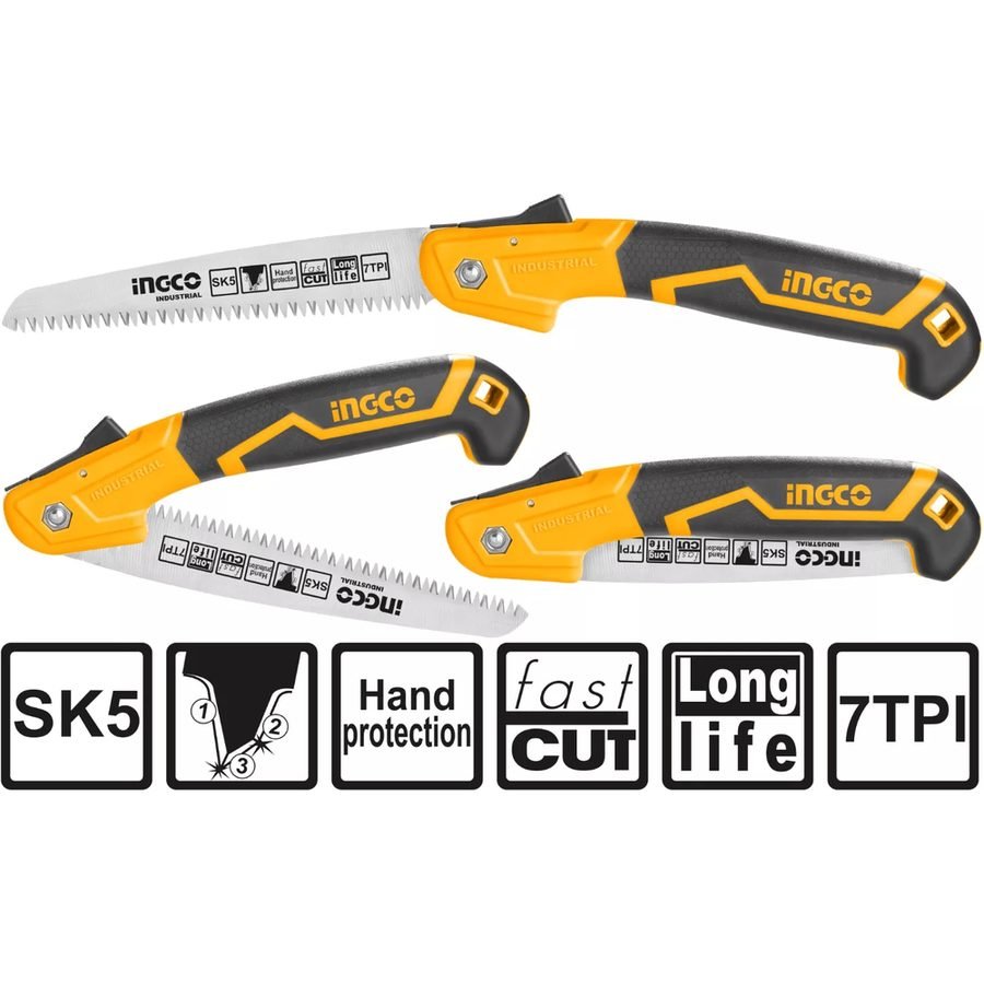 Ingco HFSW18028C Folding Saw 7"