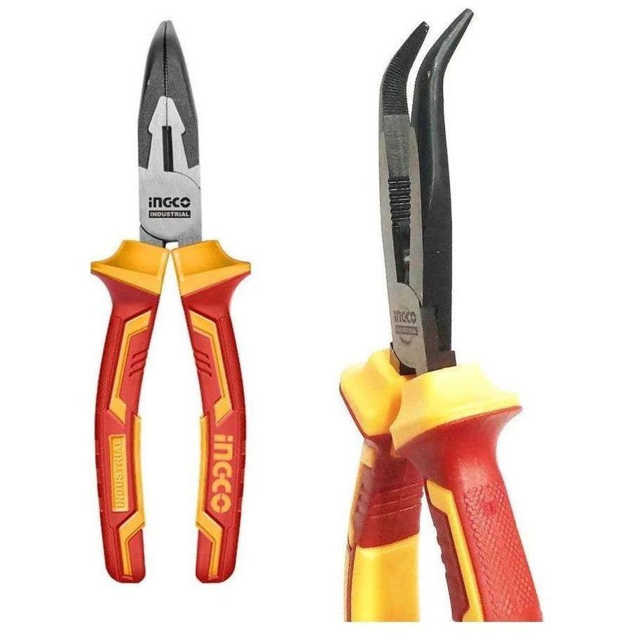 Ingco Ingco HIBNP28208 Insulated Bent Nose Plier 8", General Hardware Pliers & Cutters — Southend Philippines