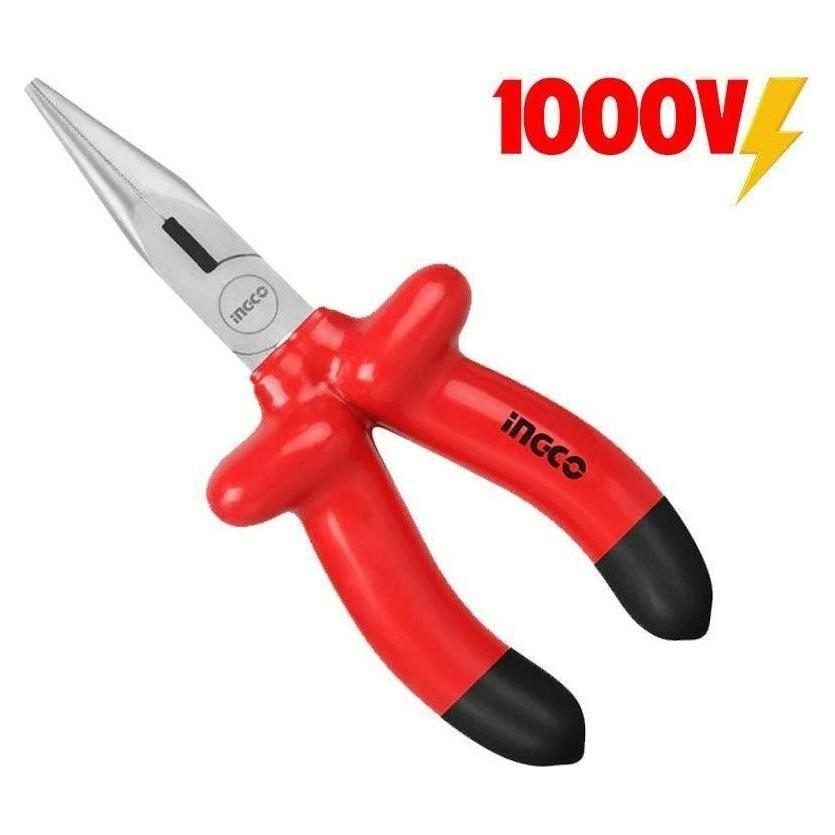 Ingco Ingco HILNP01200 Insulated Long Nose Pliers 8" (Dipped), General Hardware Pliers & Cutters — Southend Philippines