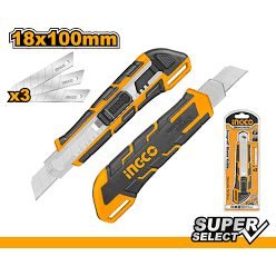 Ingco HKNS28035 Snap Off Blade Cutter Knife (SS)