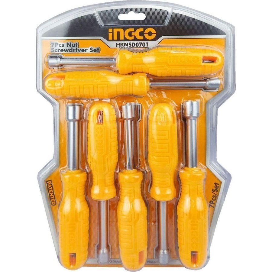 Ingco Ingco HKNSD0701 7pcs Nut Screwdriver Set, General Hardware Screwdrivers — Southend Philippines