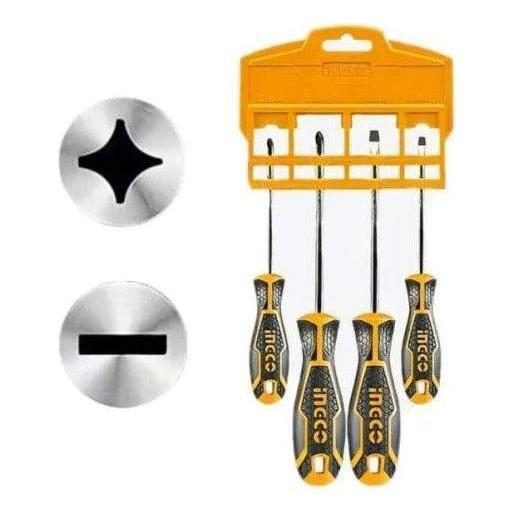 Ingco Ingco HKSD0428 4pcs Screwdriver Set, General Hardware Screwdrivers — Southend Philippines