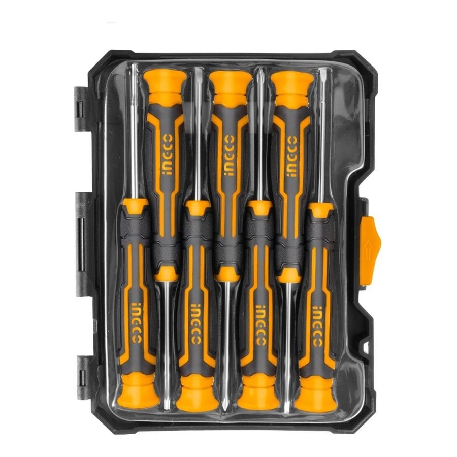 Ingco Ingco HKSD0818 Precision Screwdriver Set 8 Pcs, General Hardware Screwdrivers — Southend Philippines