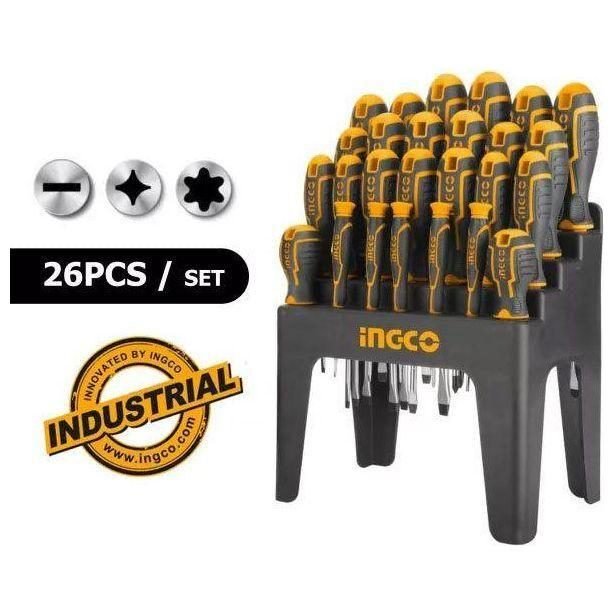 Ingco Ingco HKSD2628 26pcs Screwdriver Set, General Hardware Screwdrivers & Bits — Southend Philippines