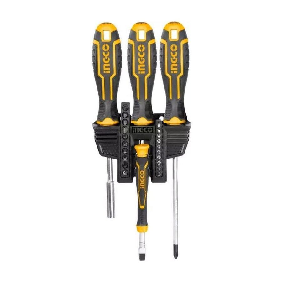 Ingco Ingco HKSDB02482 Screwdriver And Bit 24 Pcs Set, General Hardware Screwdrivers — Southend Philippines