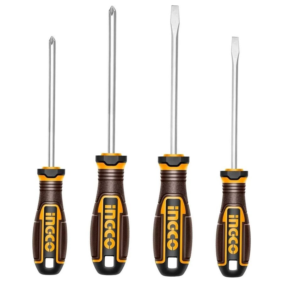 Ingco Ingco HKSDS0428 Screwdriver Set 4 Pcs, General Hardware Screwdrivers — Southend Philippines
