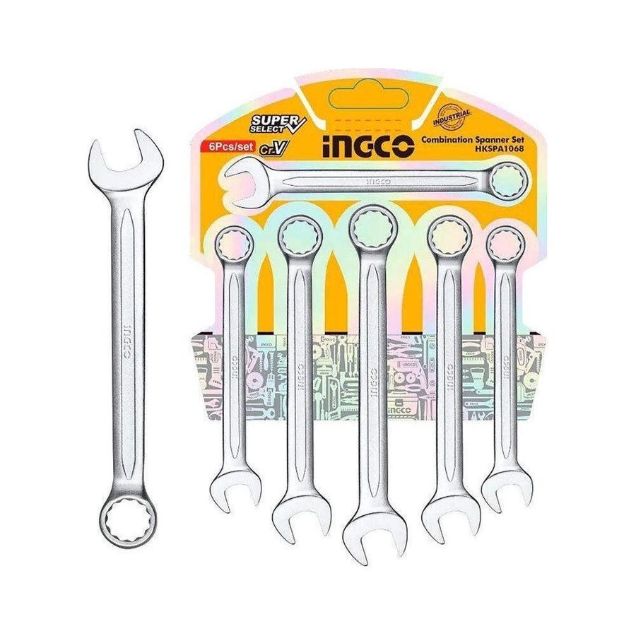 Ingco Ingco HKSPA1068 Combination Spanner Set, General Hardware Wrenches — Southend Philippines