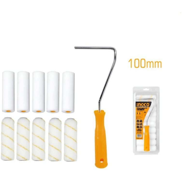 Ingco HKTCB121001 12 In 1 Cylinder Paint Roller Set — General Hardware, Southend Philippines