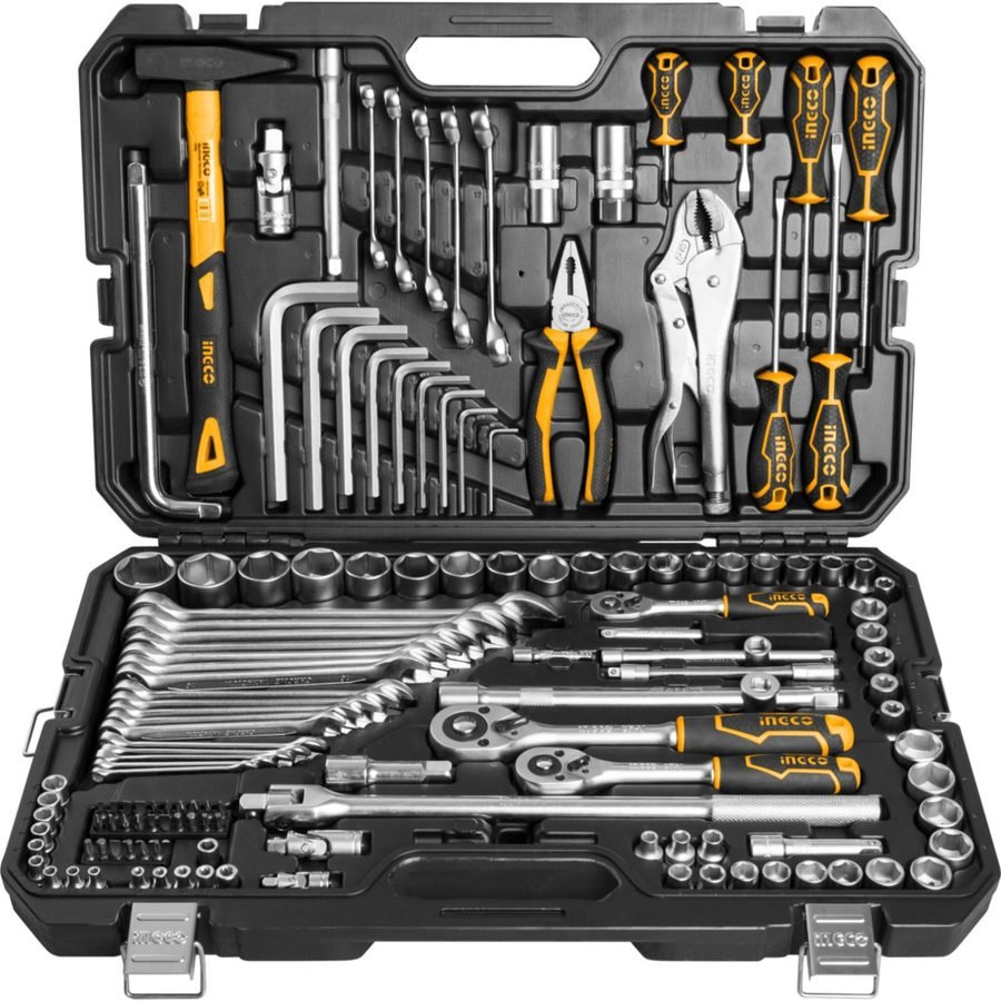 Ingco HKTHP21421 142pcs Combination Hand Tools Set With Case