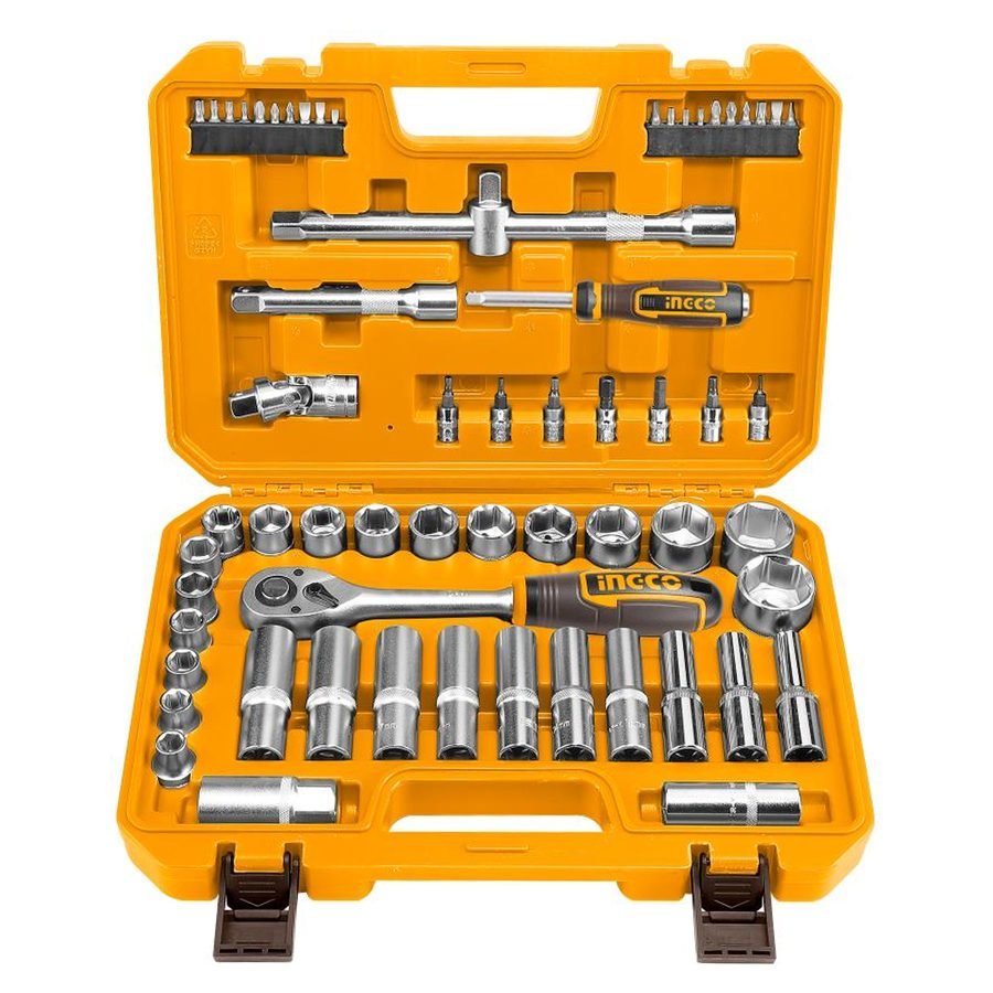 Ingco Ingco HKTS12602 DR. 1/2"Socket Set 62 Pcs, General Hardware Sockets & Ratchets — Southend Philippines