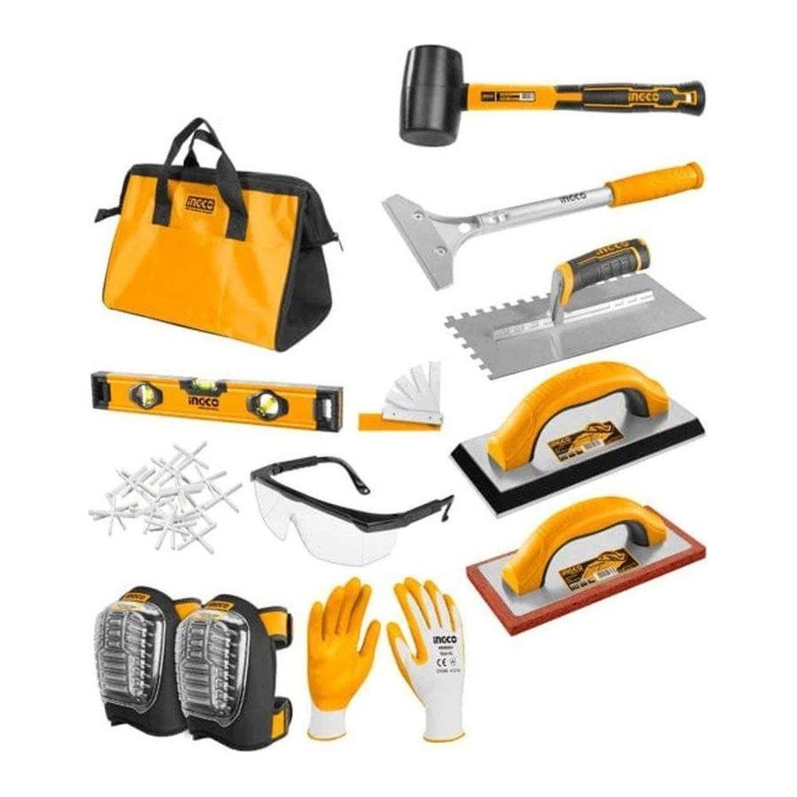 Ingco Ingco HKTTS1108 Tiling Tools Set, General Hardware Hammers, Chisels & Planes — Southend Philippines