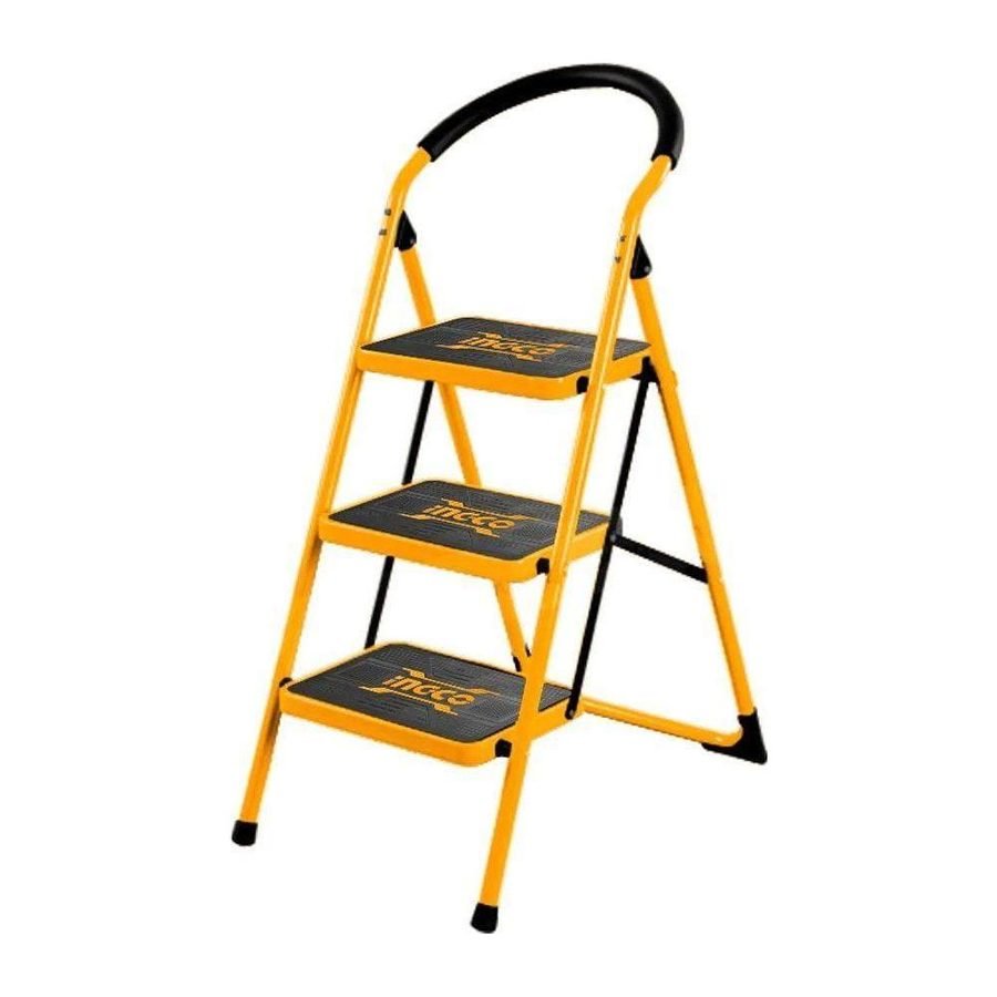 Ingco Ingco HLAD09031 Steel Ladder 3 Steps, General Hardware Ladders & Scaffold — Southend Philippines