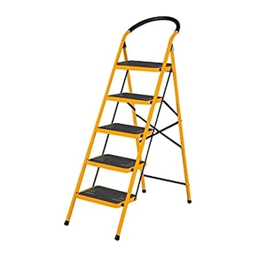Ingco Ingco HLAD09051 Steel Ladder 5-Steps, General Hardware Ladders & Scaffold — Southend Philippines