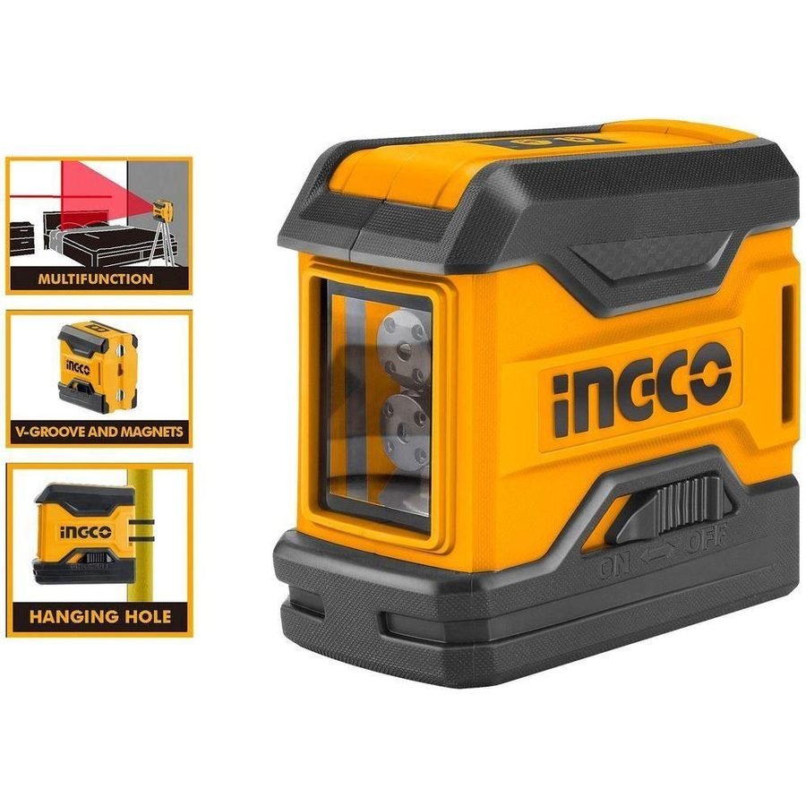 Ingco Ingco HLL156508 Line Laser Level (Cross Line) [15 Meters], General Hardware Measuring Tools — Southend Philippines