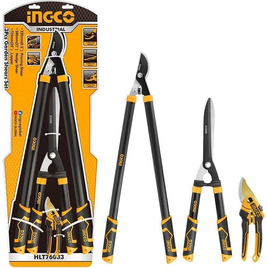 Ingco Ingco HLT76033 3pcs Garden Shears Set, General Hardware Saws & Knives — Southend Philippines