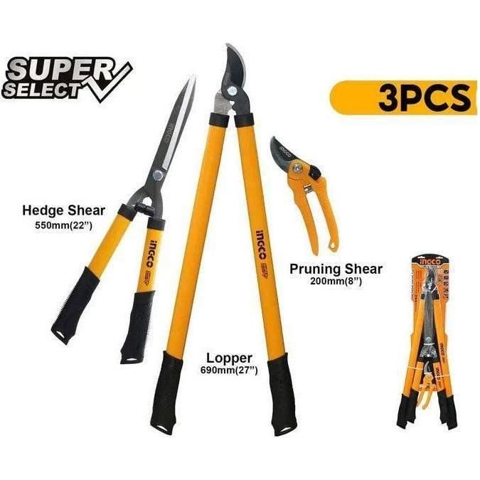 Ingco Ingco HLT78033 3pcs Garden Shears Set, General Hardware Garden Tools — Southend Philippines