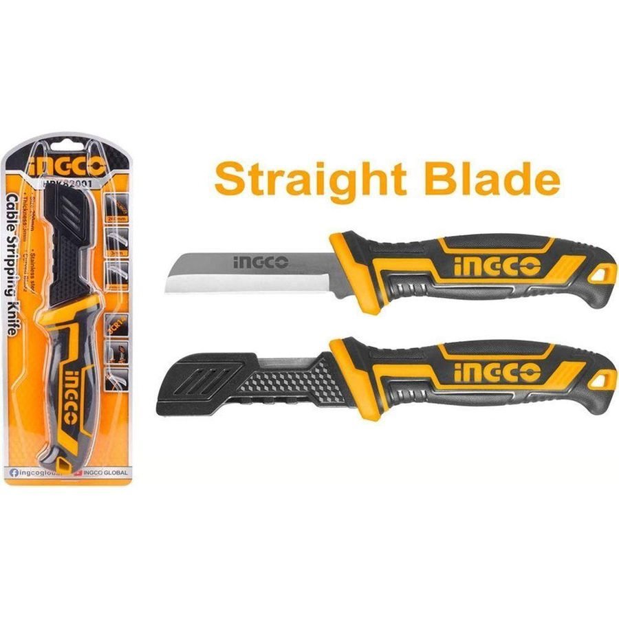 Ingco Ingco HPK82101 Cable Stripping Cutter Knife 210mm, General Hardware Knives, Scrapers & Cutters — Southend Philippines