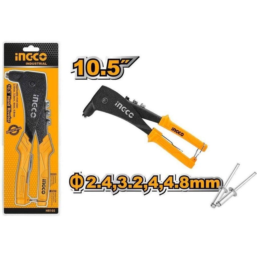 Ingco Ingco HR105 Hand Riveter 4-Nose, General Hardware Guns & Applicators — Southend Philippines