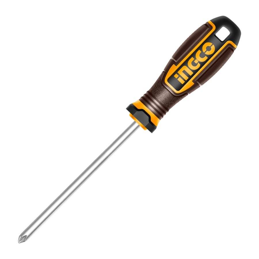 Ingco Ingco HSDPZ2150 Pozidriv Screwdriver (Magnetic) Pz2x150M, General Hardware Screwdrivers — Southend Philippines
