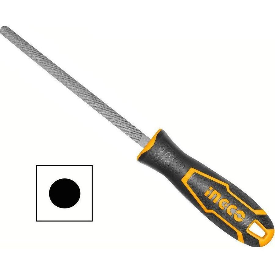 Ingco Ingco HSRF088 Round Steel File, General Hardware Abrasives & Files — Southend Philippines