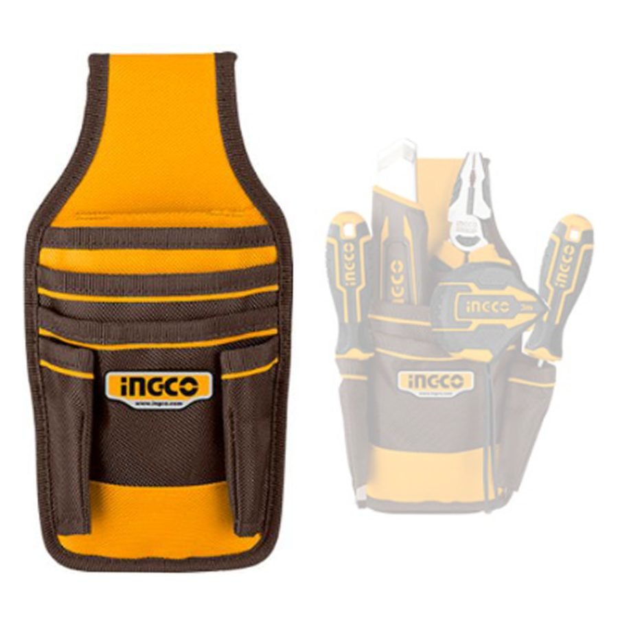Ingco HTBP040128 Tool Belt Pouch / Tool Bag 5 Pockets — General Hardware, Southend Philippines