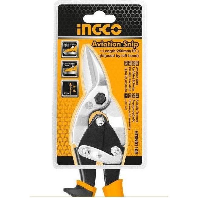 Ingco Ingco HTSN0110R Aviation Snip Right 10", General Hardware Pliers & Cutters — Southend Philippines