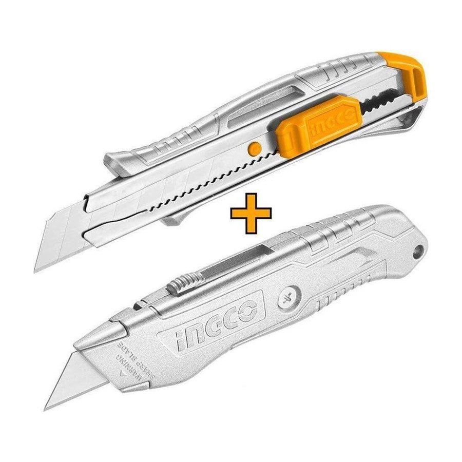 Ingco Ingco HUK180225 Utility Knife 22 Pcs Set, General Hardware Saws & Knives — Southend Philippines