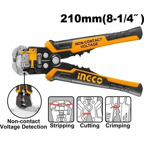 Ingco Ingco HWSP102429 4in1 Automatic Wire Stripper, General Hardware Electricians' Tools — Southend Philippines