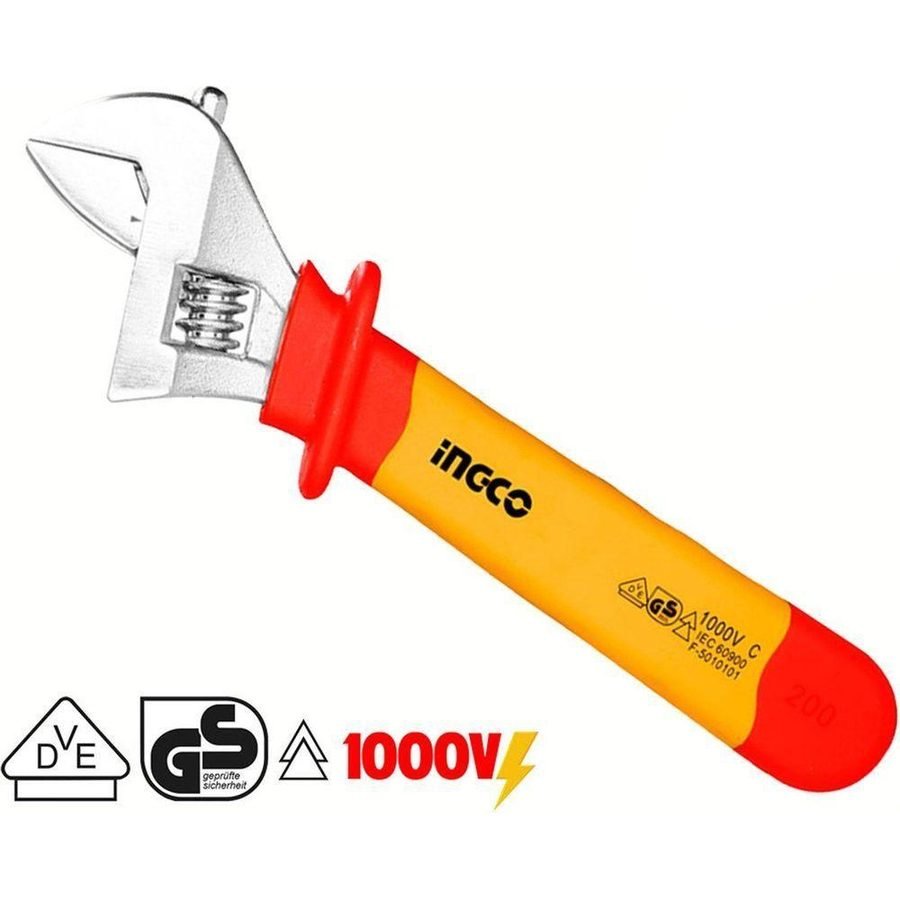 Ingco Ingco Insulated Adjustable Wrench (1000V), General Hardware Wrenches — Southend Philippines