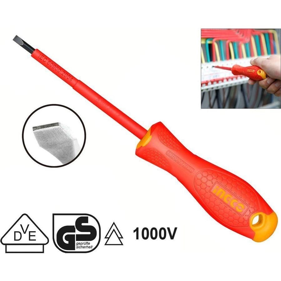 Ingco Ingco Insulated VDE Screwdriver, General Hardware Screwdrivers & Bits — Southend Philippines