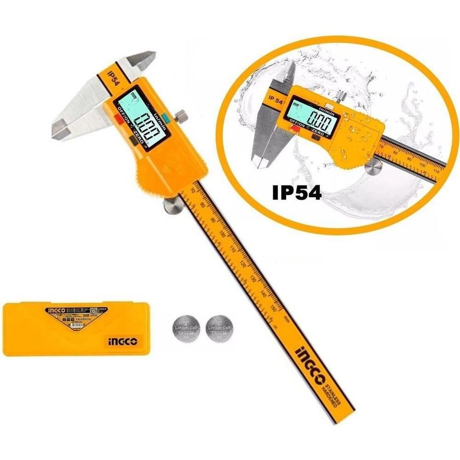 Ingco Ingco IP54 Digital Caliper (Dustproof & Splash Proof), General Hardware Measuring & Layout — Southend Philippines