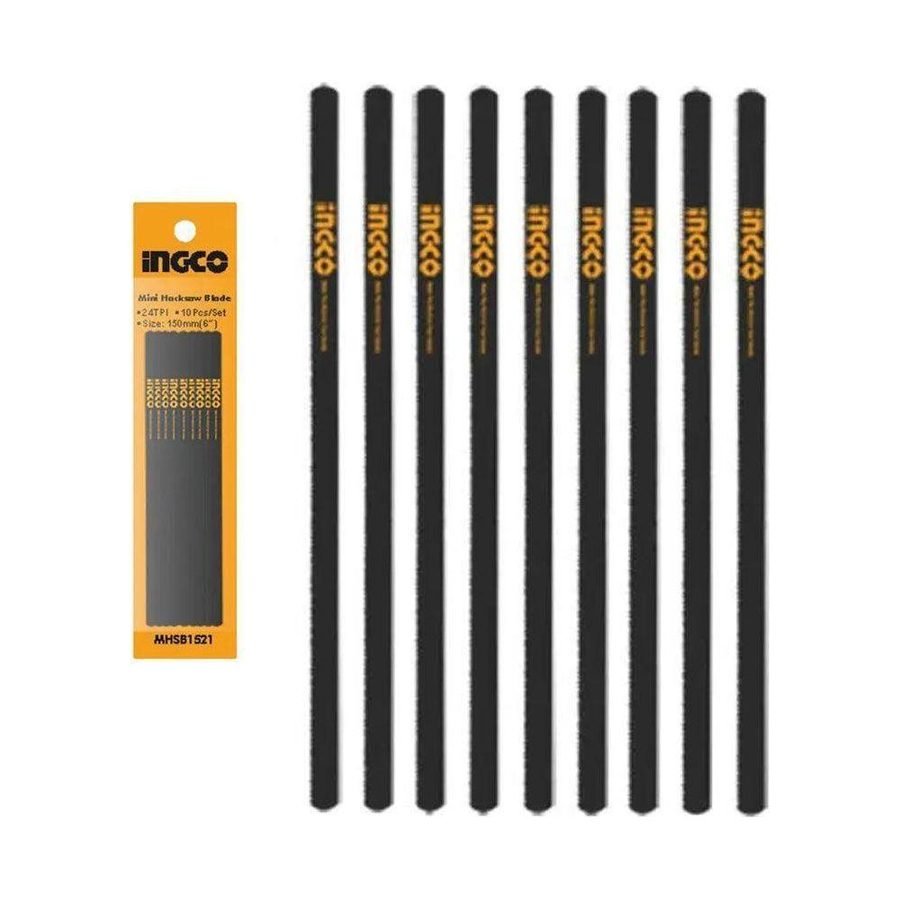 Ingco Ingco MHSB1521 Mini Hacksaw Blade 6" 10 Pcs/Set, General Hardware Saws & Knives — Southend Philippines