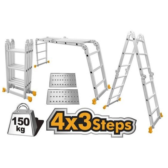Ingco Ingco Aluminum Multi Purpose Ladder, General Hardware Ladders & Scaffold — Southend Philippines