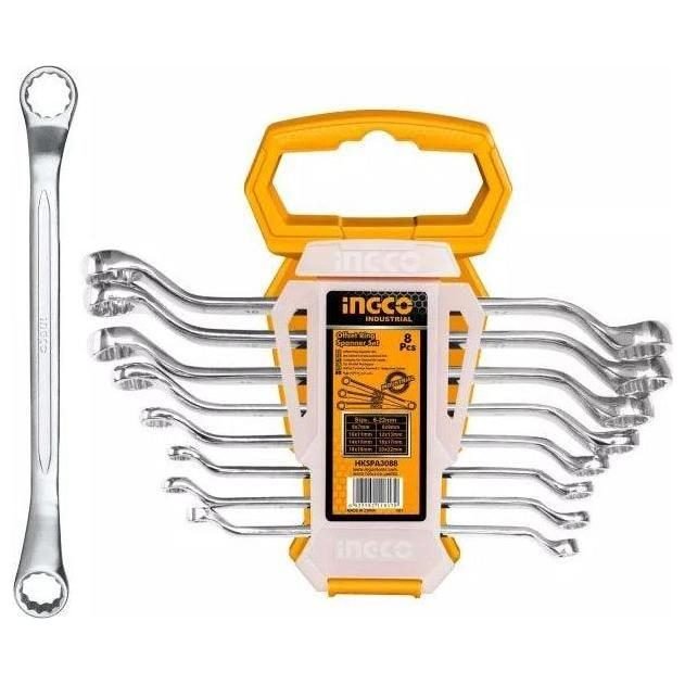 Ingco Offset Ring Spanner / Box Wrench Set