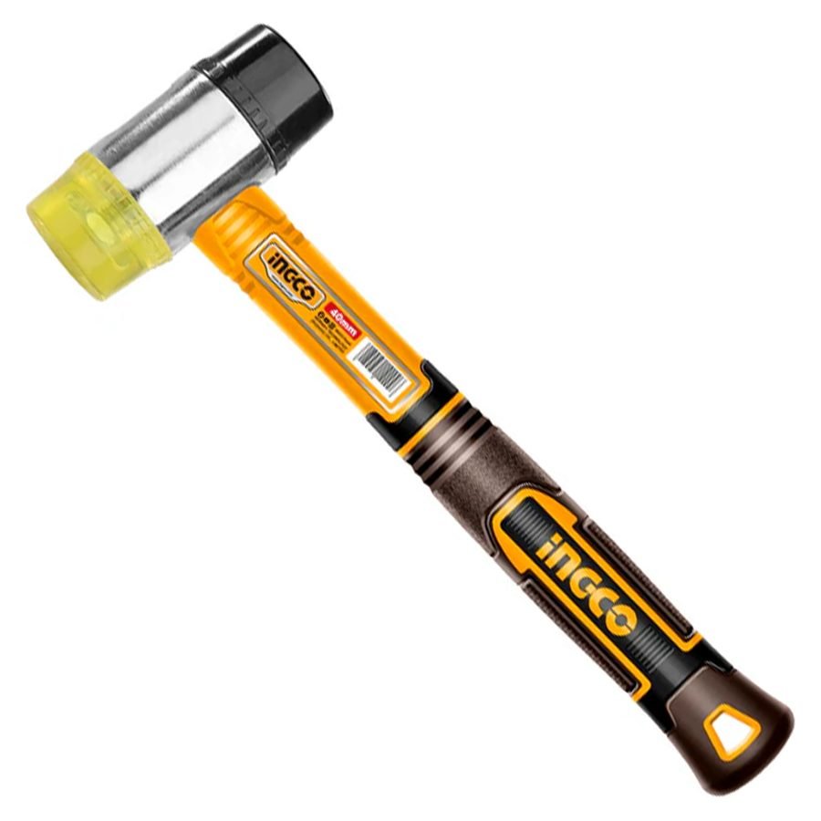 Ingco Ingco HRUH8940 Rubber And Plastic Hammer Fiberglass Handle, General Hardware Hammers & Chisels — Southend Philippines