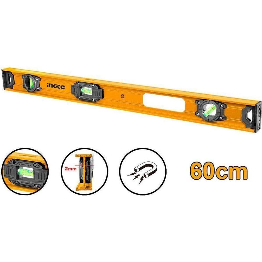 Ingco Spirit Level Bar (Magnetic)