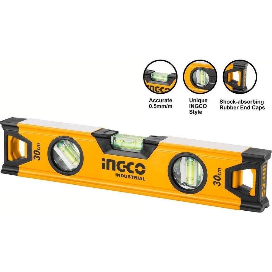 Ingco Ingco Spirit Level Bar (Non-Magnetic) [Industrial], General Hardware Measuring & Layout — Southend Philippines